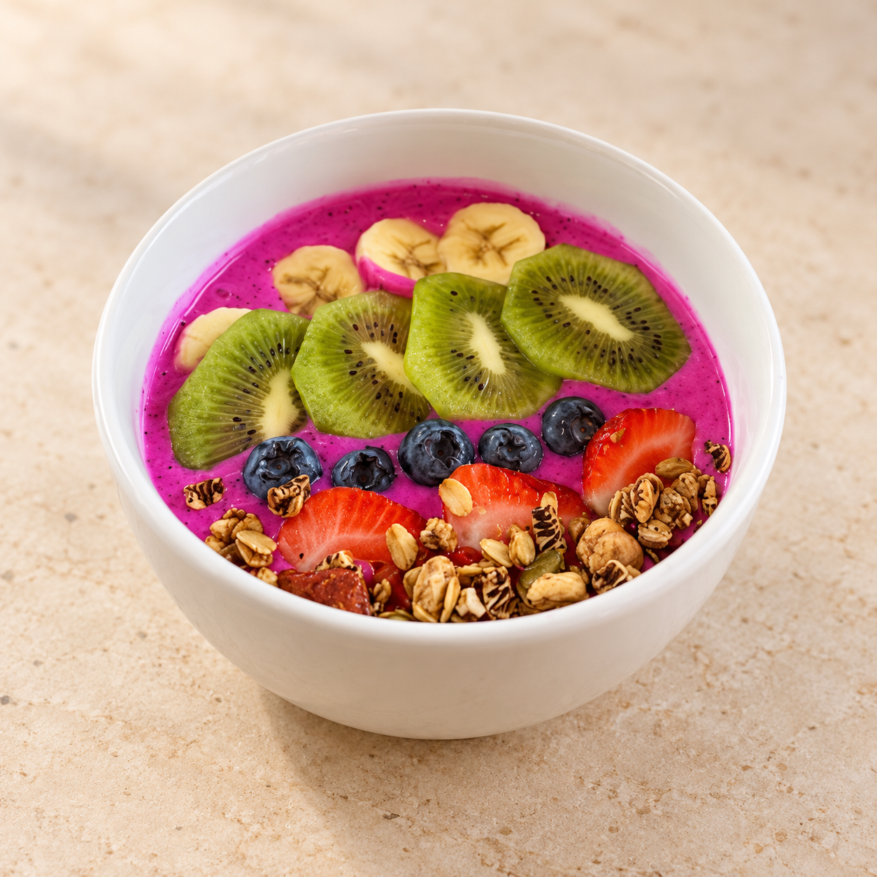 Tropical Dragon Fruit Smoothie Bowl